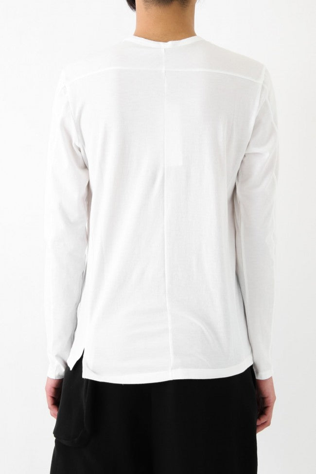 17SS Supima Cotton Long Sleeve T WHITE