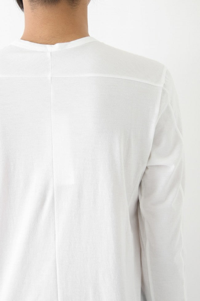 17SS Supima Cotton Long Sleeve T WHITE