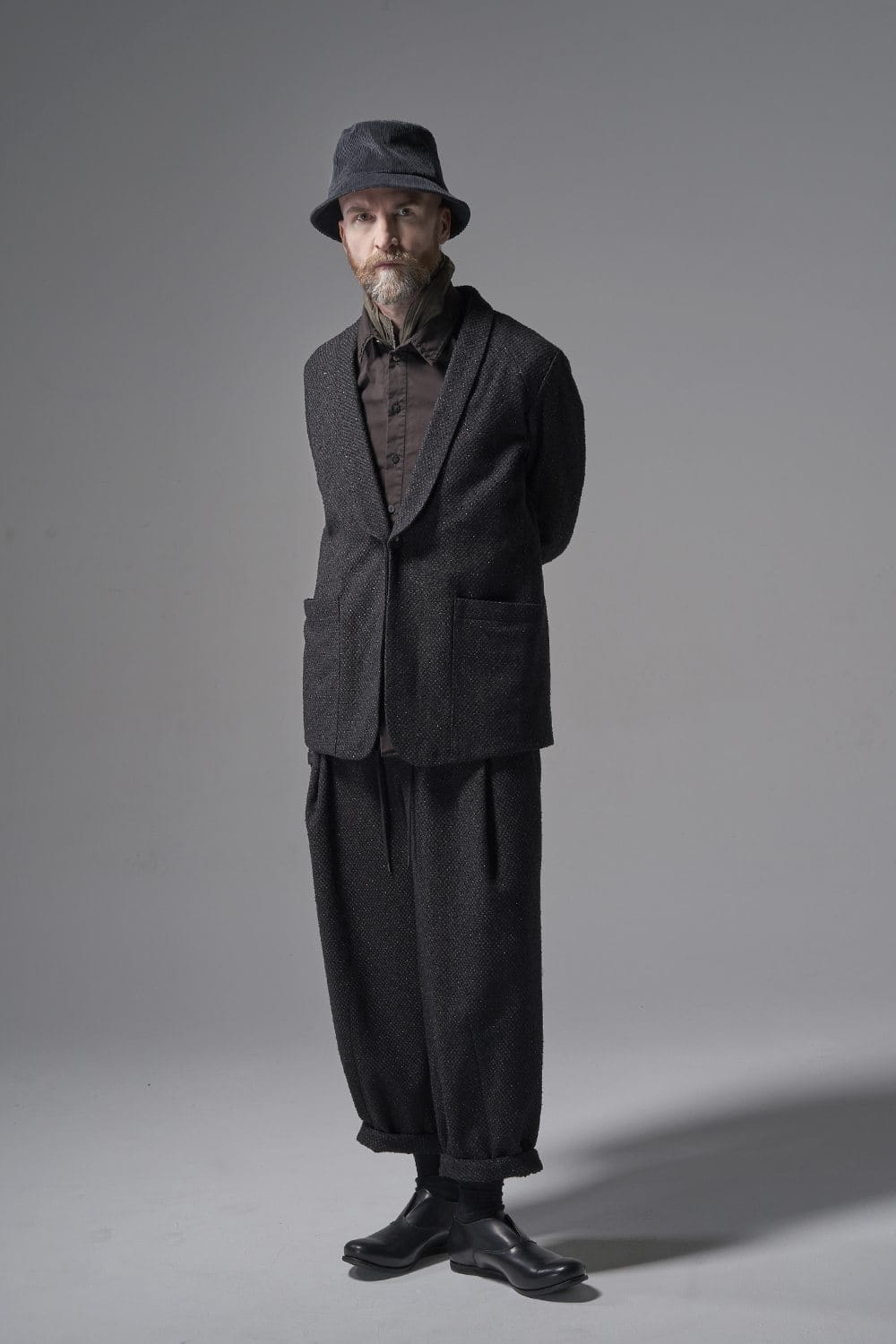 ジャケット シルクミックスジャガード