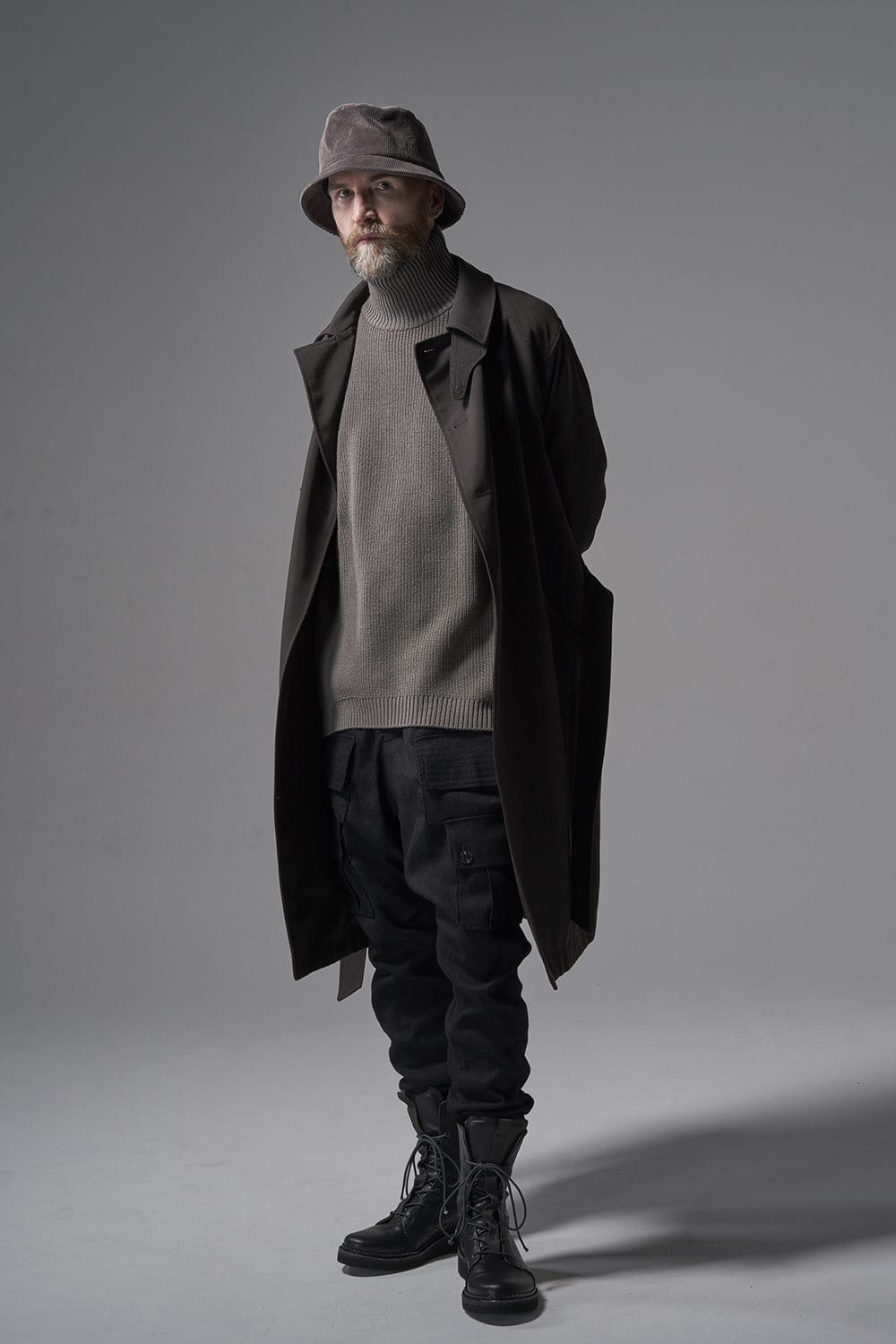 Coat structure Wool gabardine