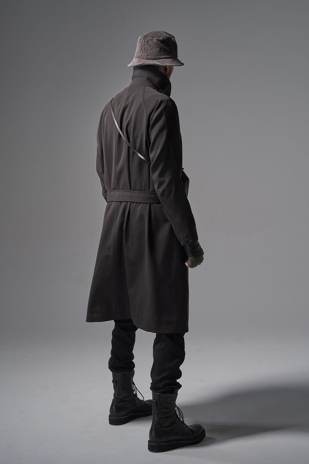 Coat structure Wool gabardine