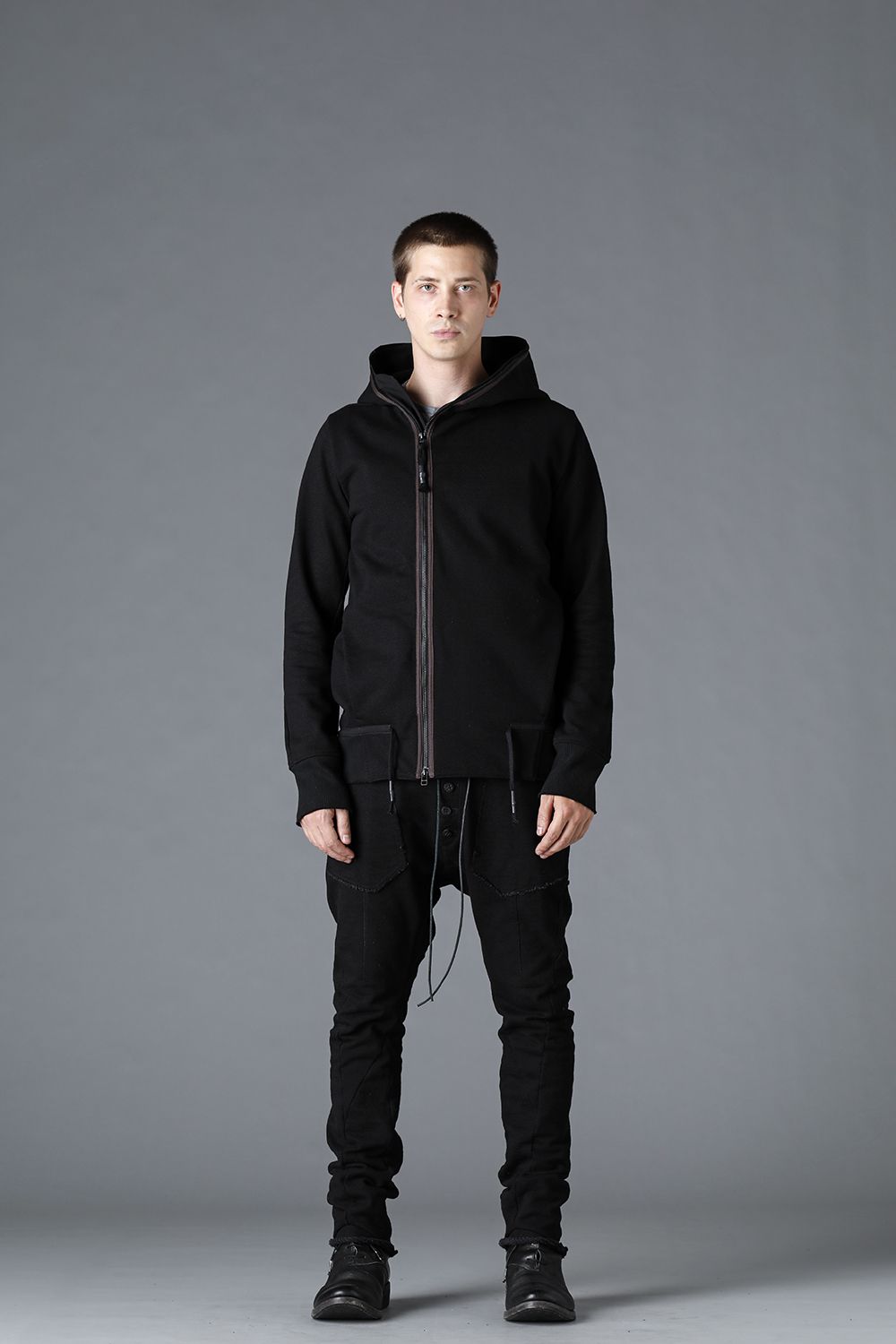 Heavy Cotton Jersey Drop Crotch Easy Pants