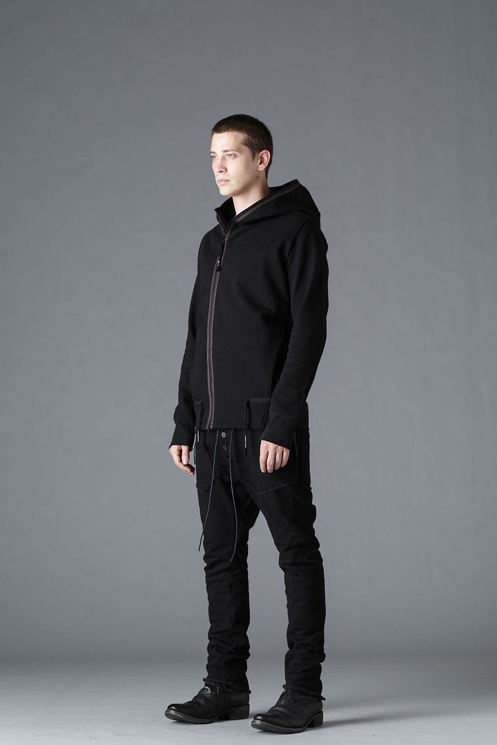 Heavy Cotton Jersey Drop Crotch Easy Pants