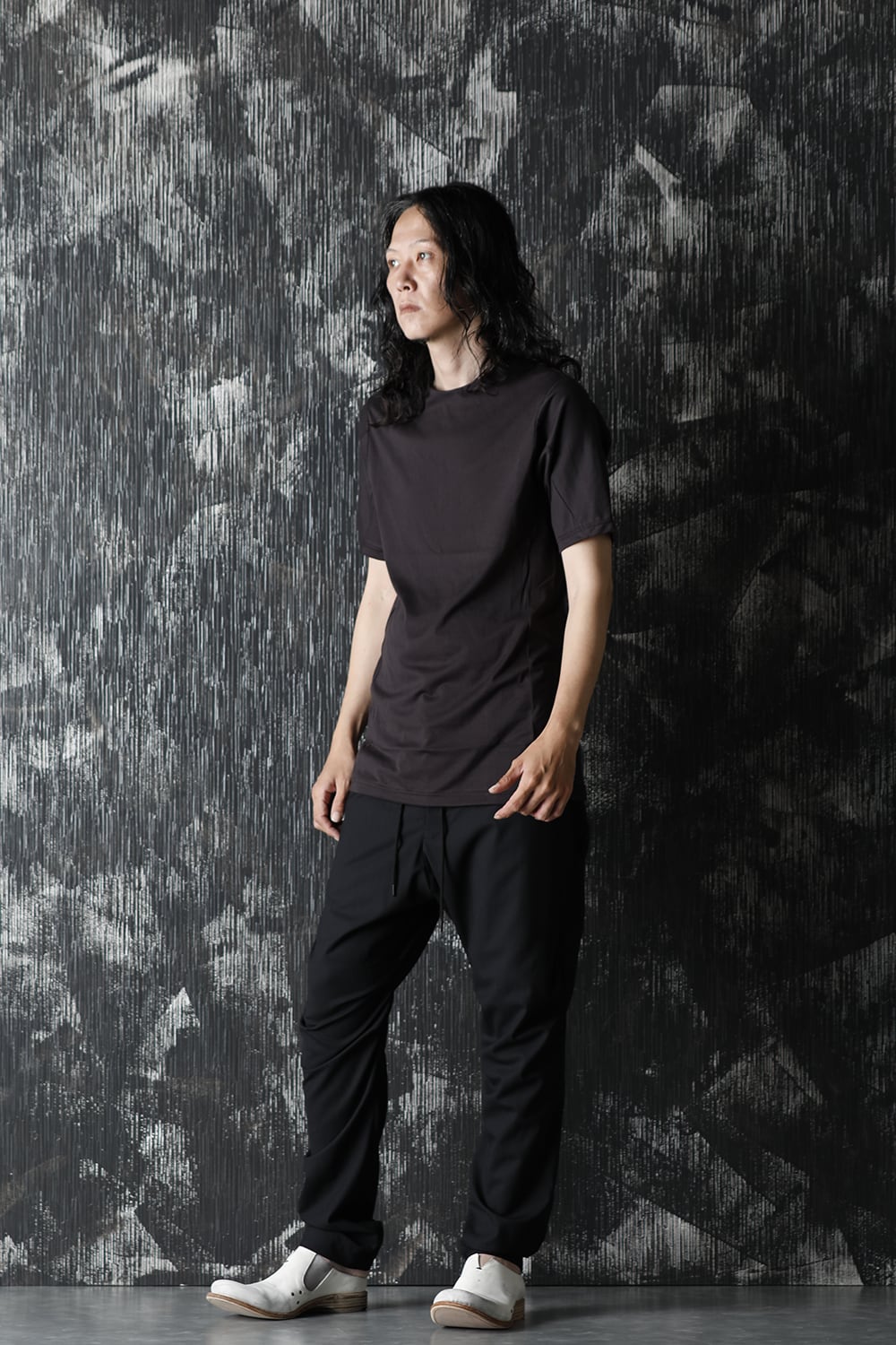 Short sleeve indian cotton jersey ( SUVIN )  Charcoal