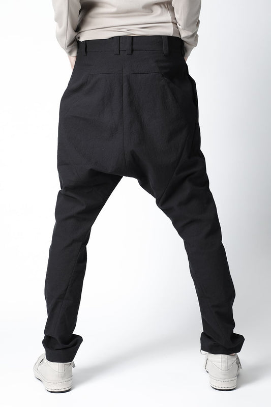 Drop crotch pants cotton / nylon