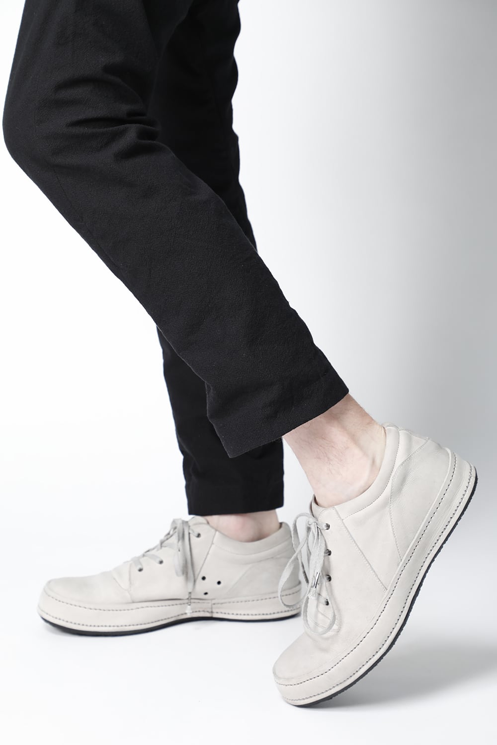 Shoes Kudu leather White Gray