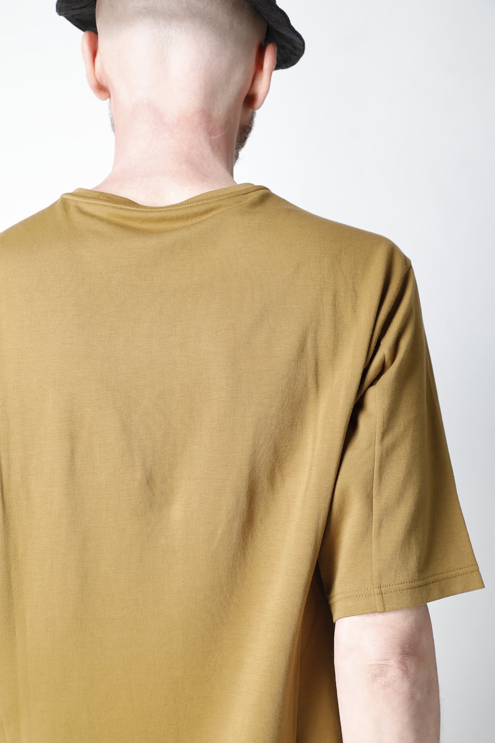 Short sleeve cotton jersey Dark Mustard