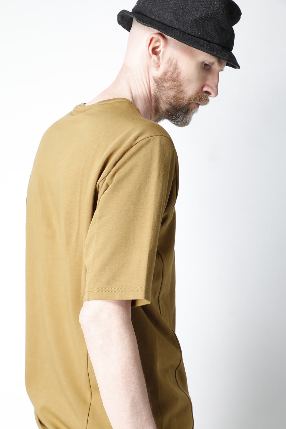 Short sleeve cotton jersey Dark Mustard