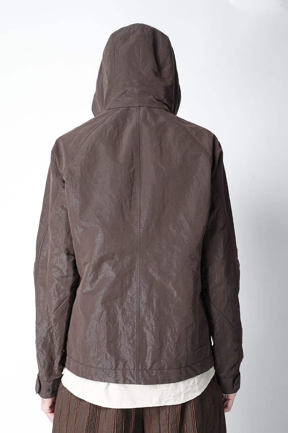 Hooded jacket lightweight highdensity Co/Pe