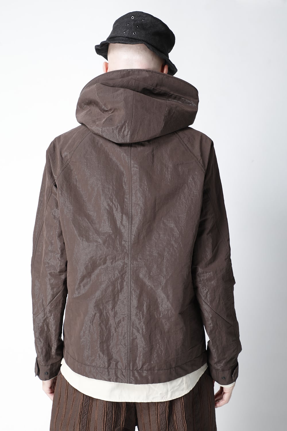 Hooded jacket lightweight highdensity Co/Pe