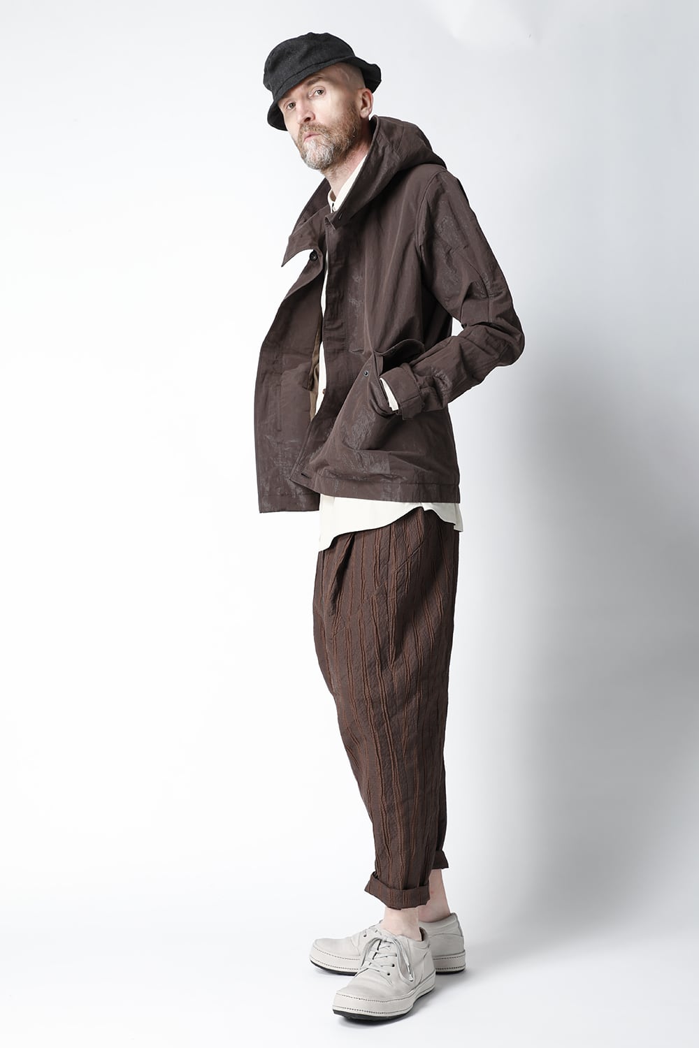 Hooded jacket lightweight highdensity Co/Pe