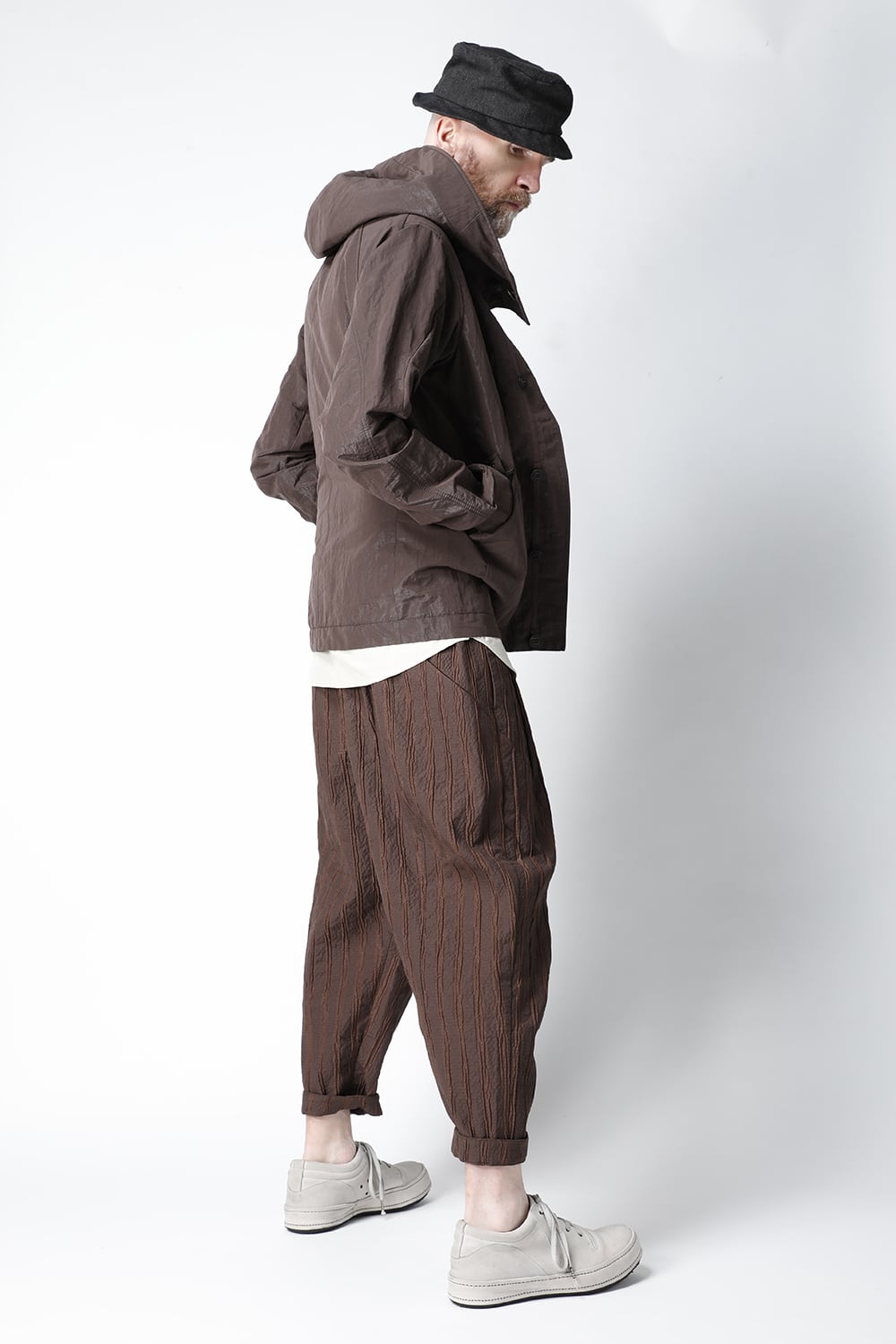 Hooded jacket lightweight highdensity Co/Pe