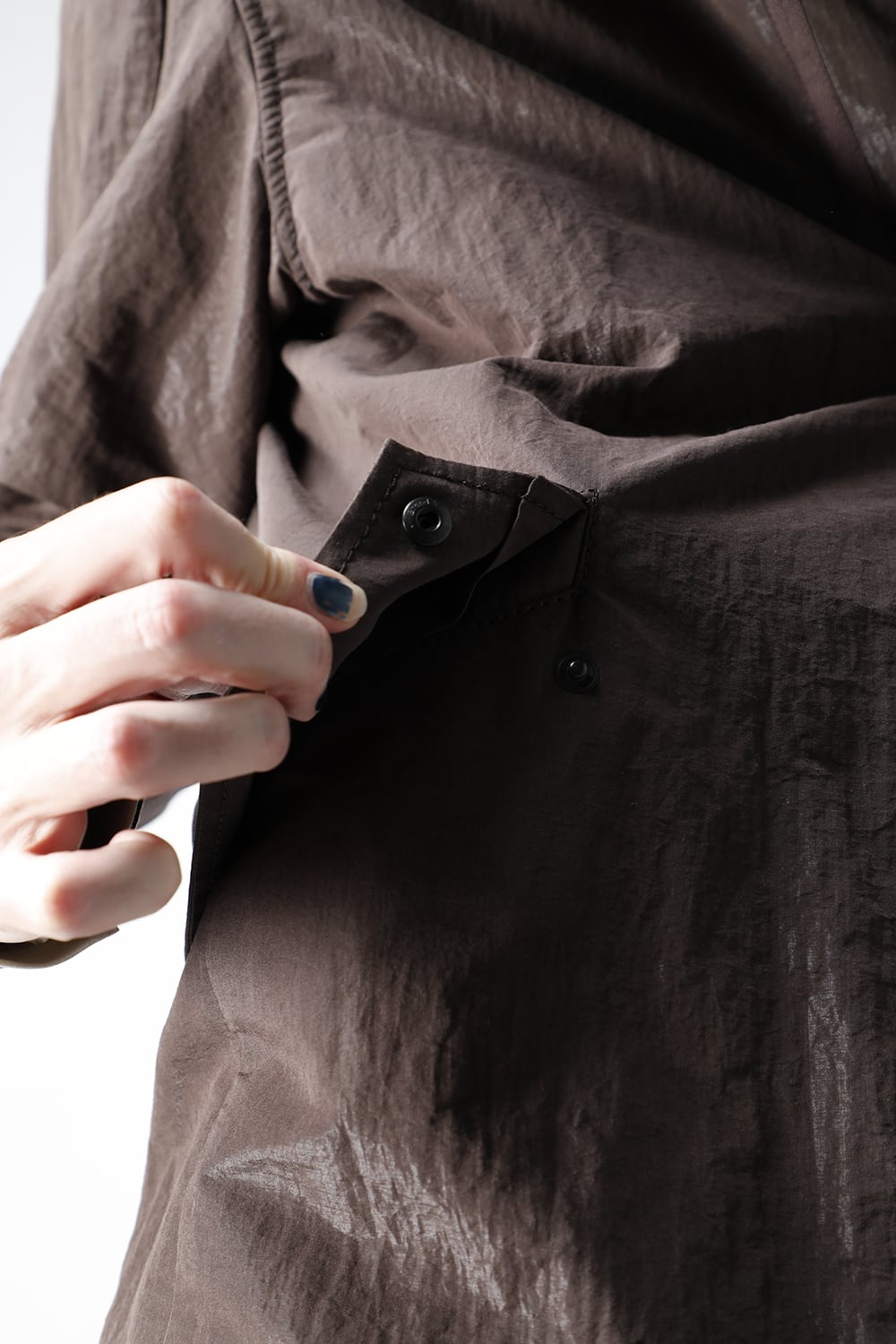 Hooded jacket lightweight highdensity Co/Pe