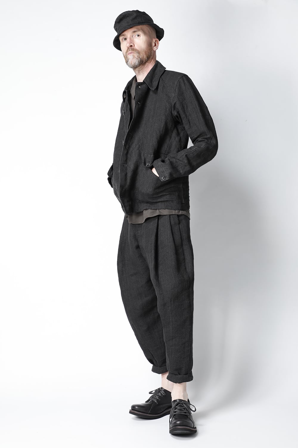 Jacket linen / washi (japanese paper)