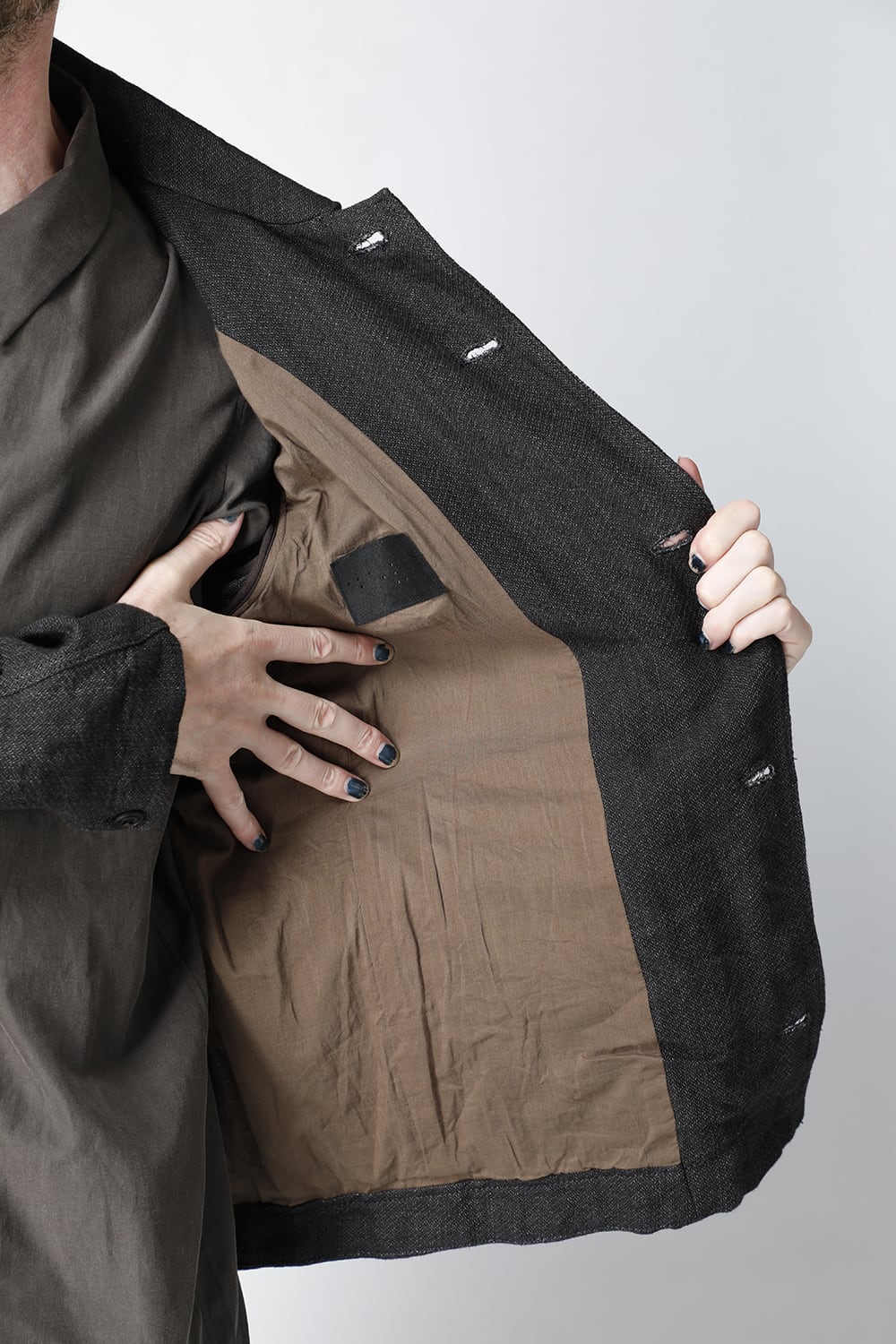 Jacket linen / washi (japanese paper)