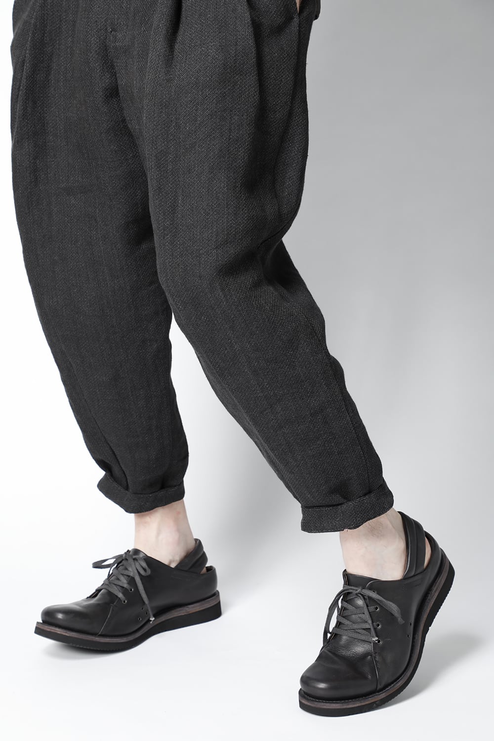 クロップド パンツ リネン / ワシ (japanese paper)