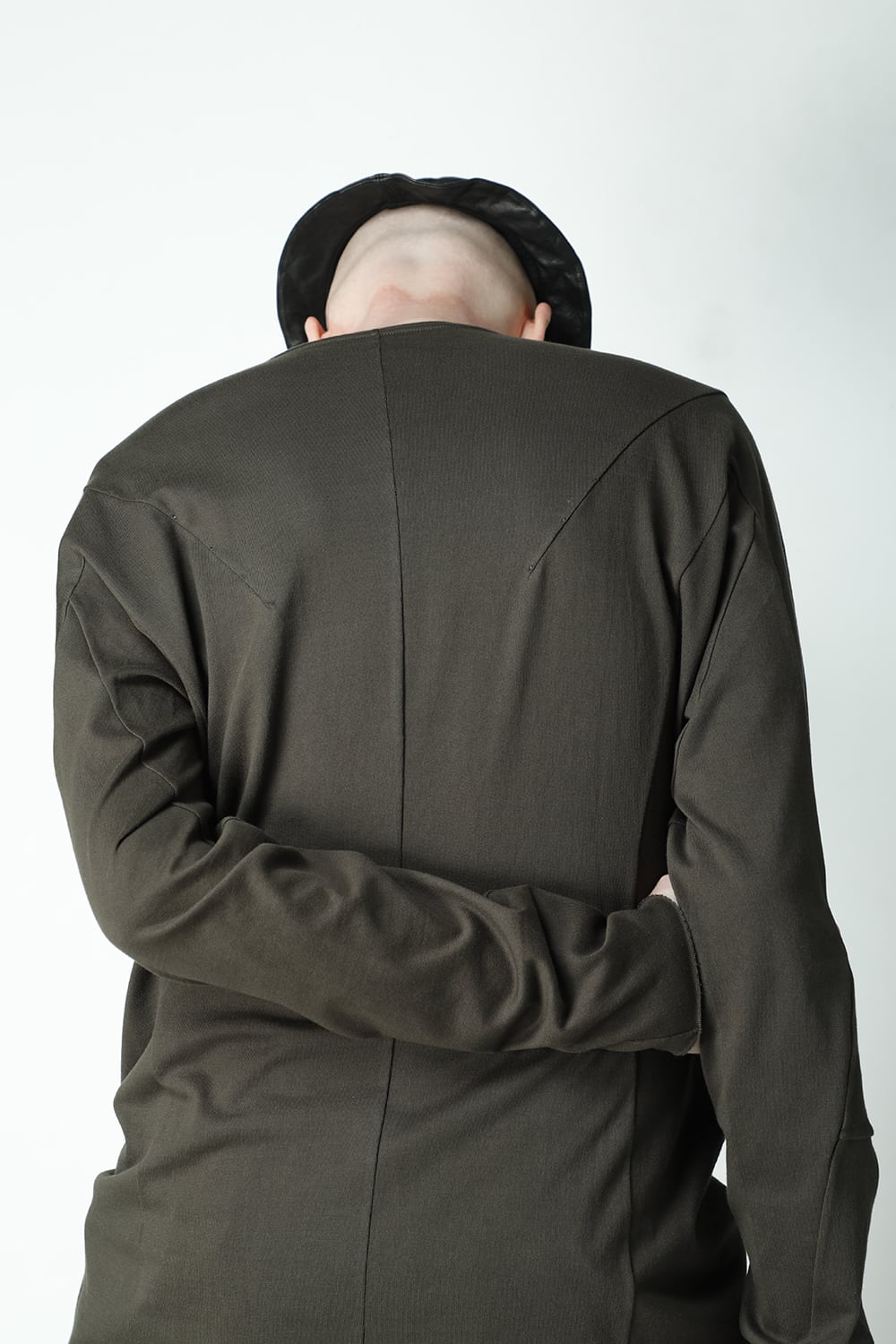 Long sleeve medium weight soft jersey Mud Khaki