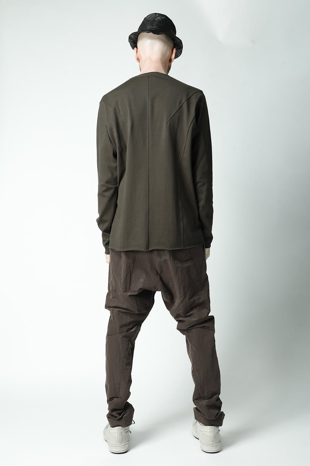 Long sleeve medium weight soft jersey Mud Khaki