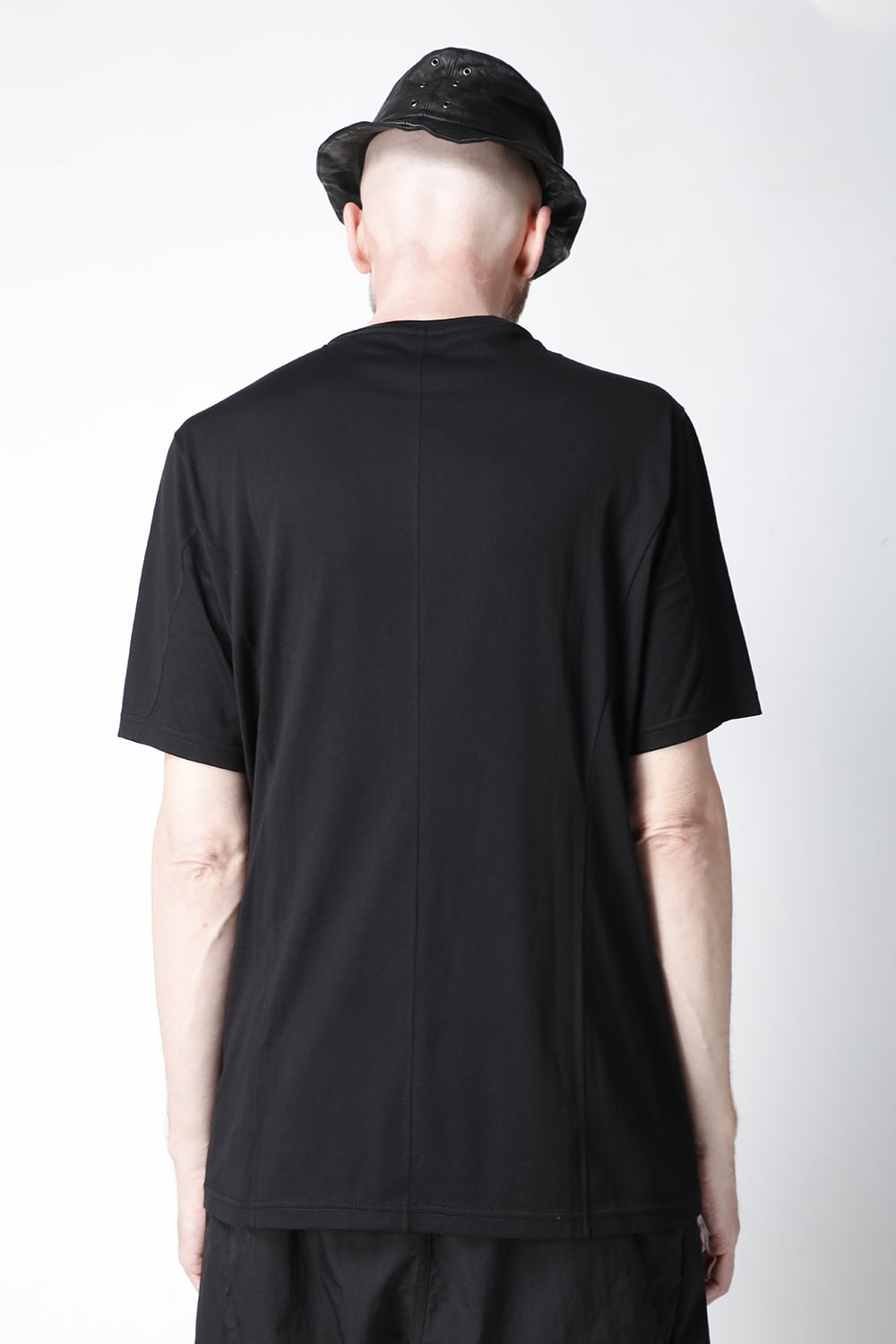 Short sleeve egyptian cotton jersey (SUVIN)  Black