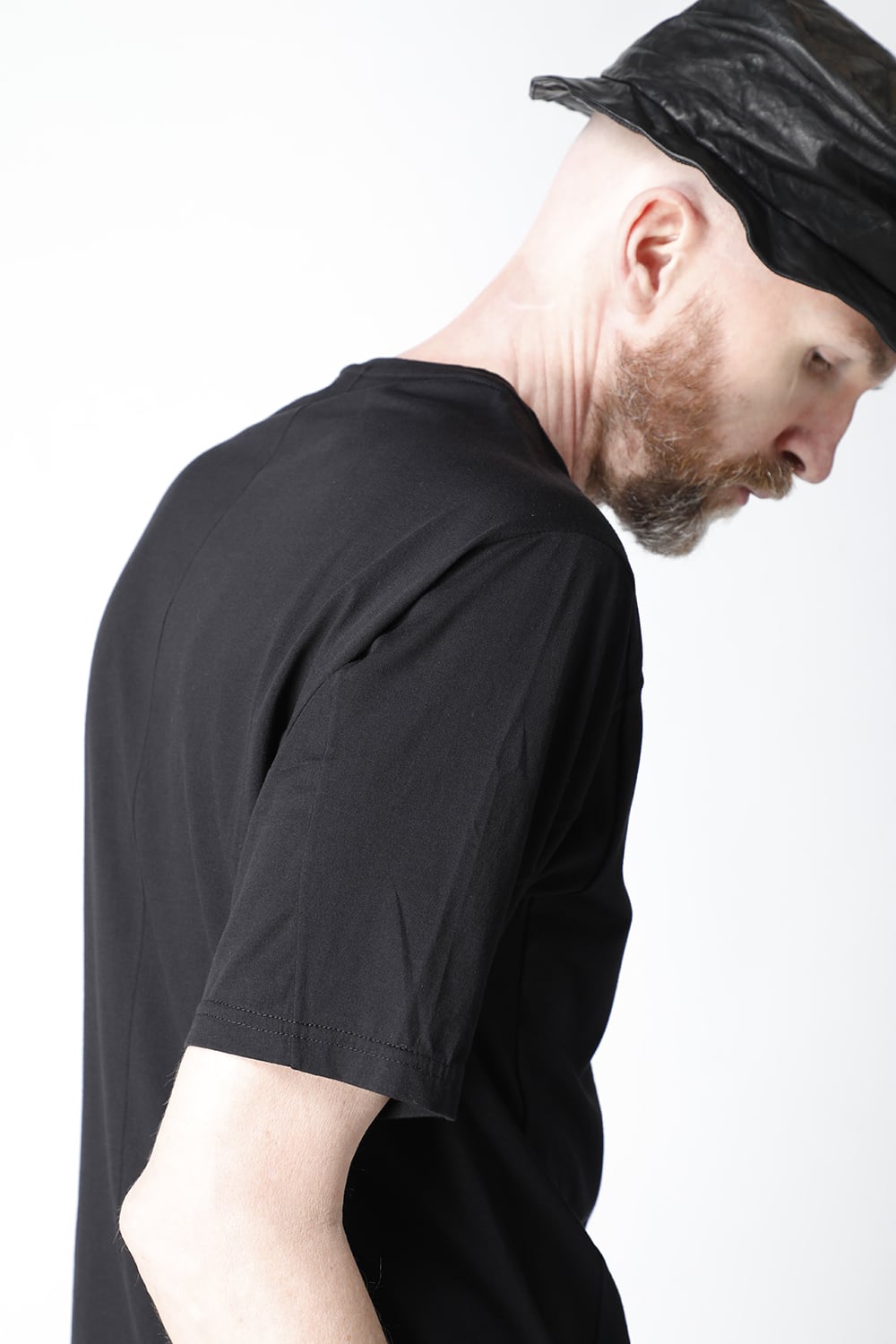 Short sleeve egyptian cotton jersey (SUVIN)  Black