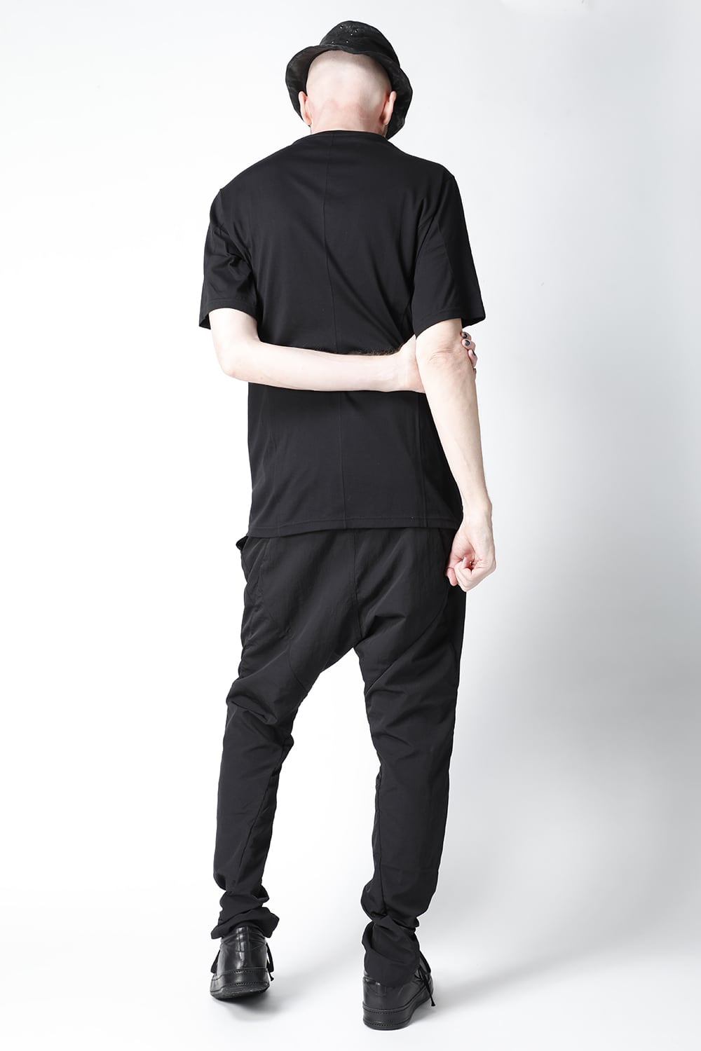 Short sleeve egyptian cotton jersey (SUVIN)  Black