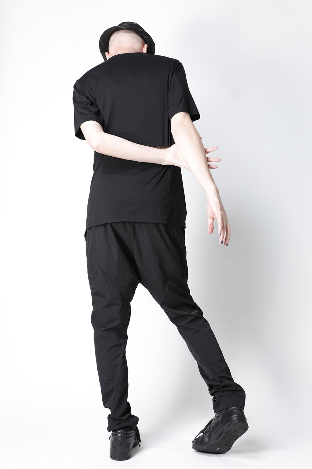 Short sleeve egyptian cotton jersey (SUVIN)  Black