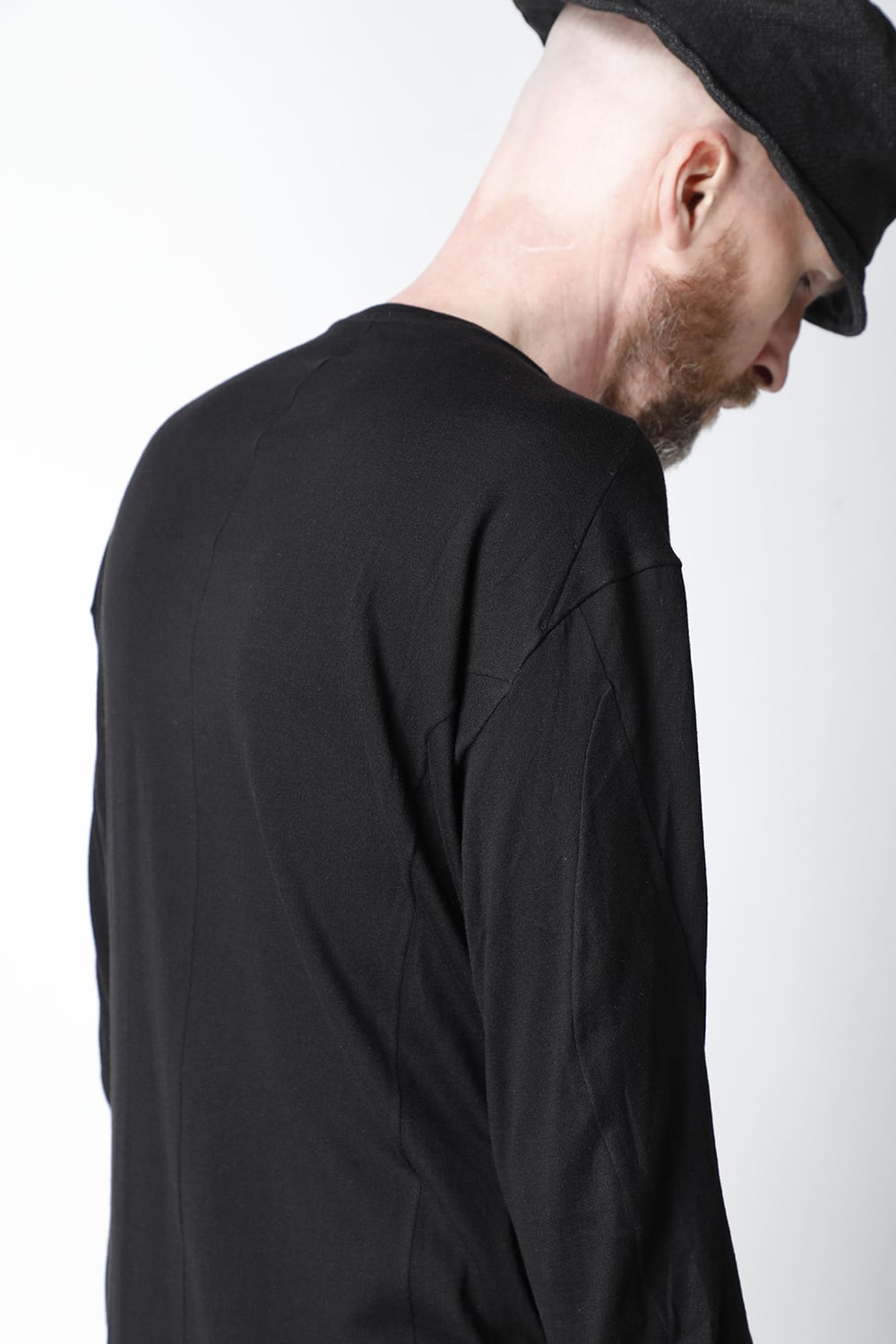 Long sleeve cotton / silk jersey Black