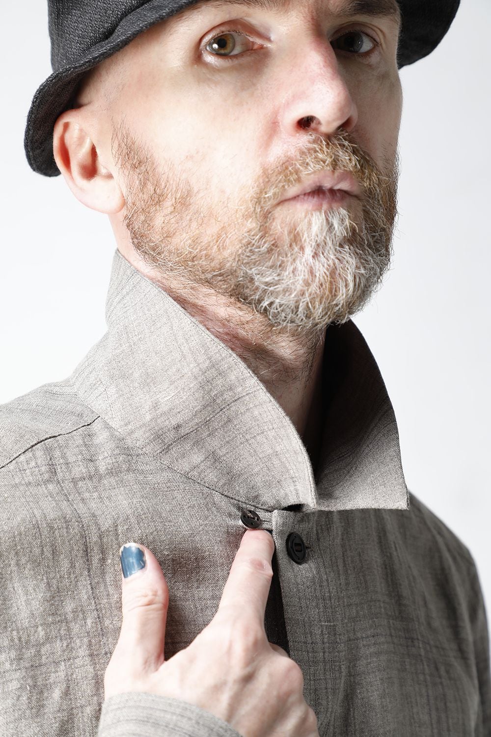 Shirt Linen check shrink wash