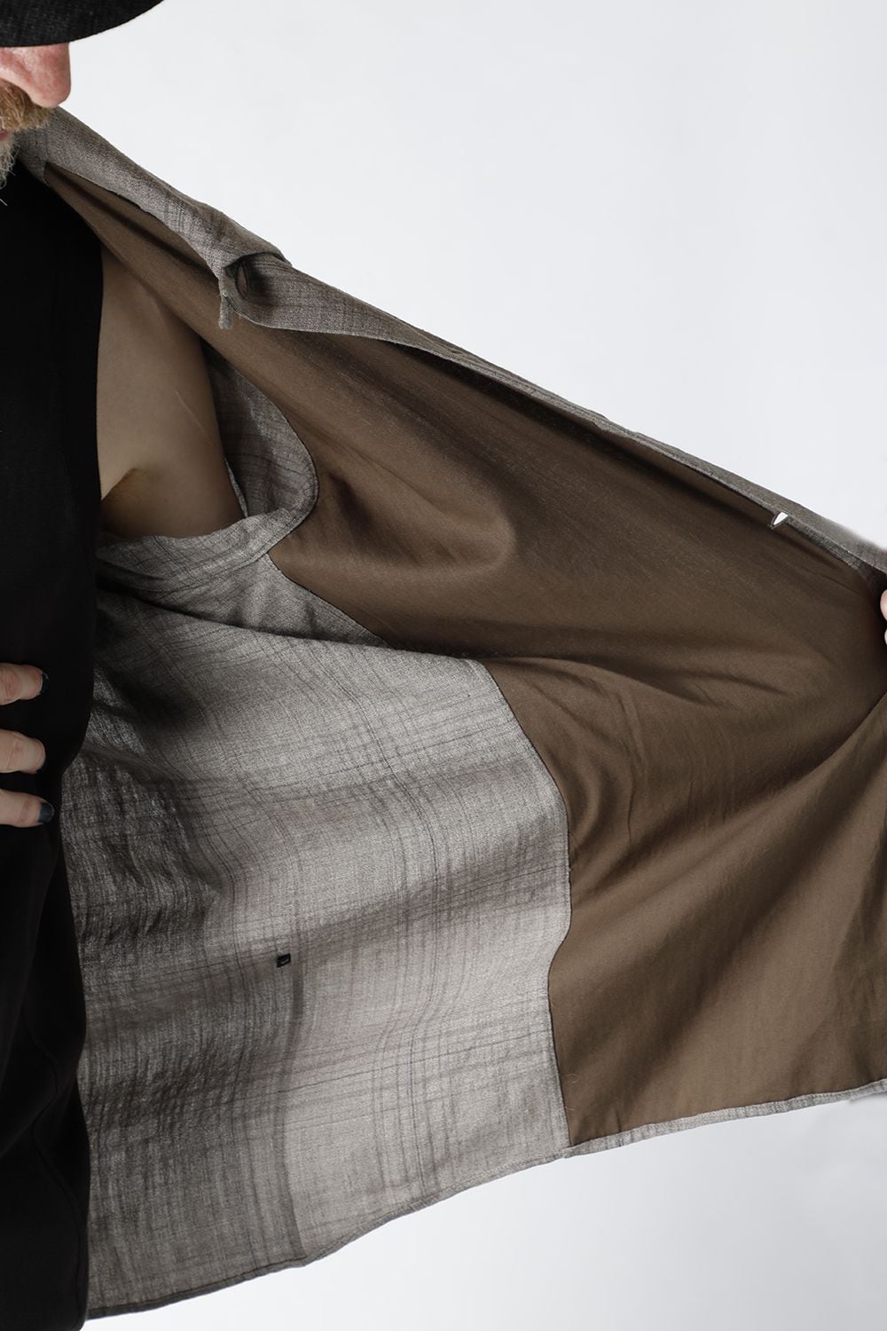 Shirt Linen check shrink wash