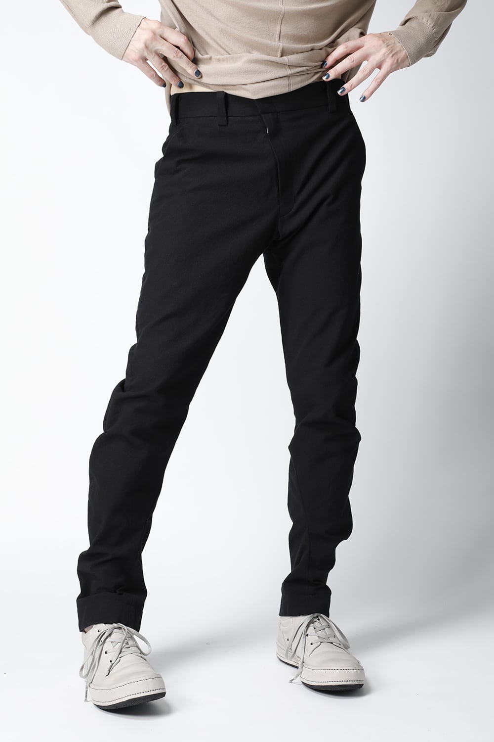 Slim pants cotton / nylon