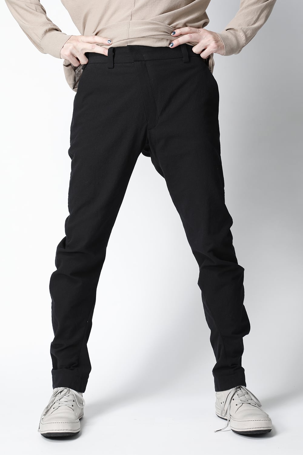 Slim pants cotton / nylon