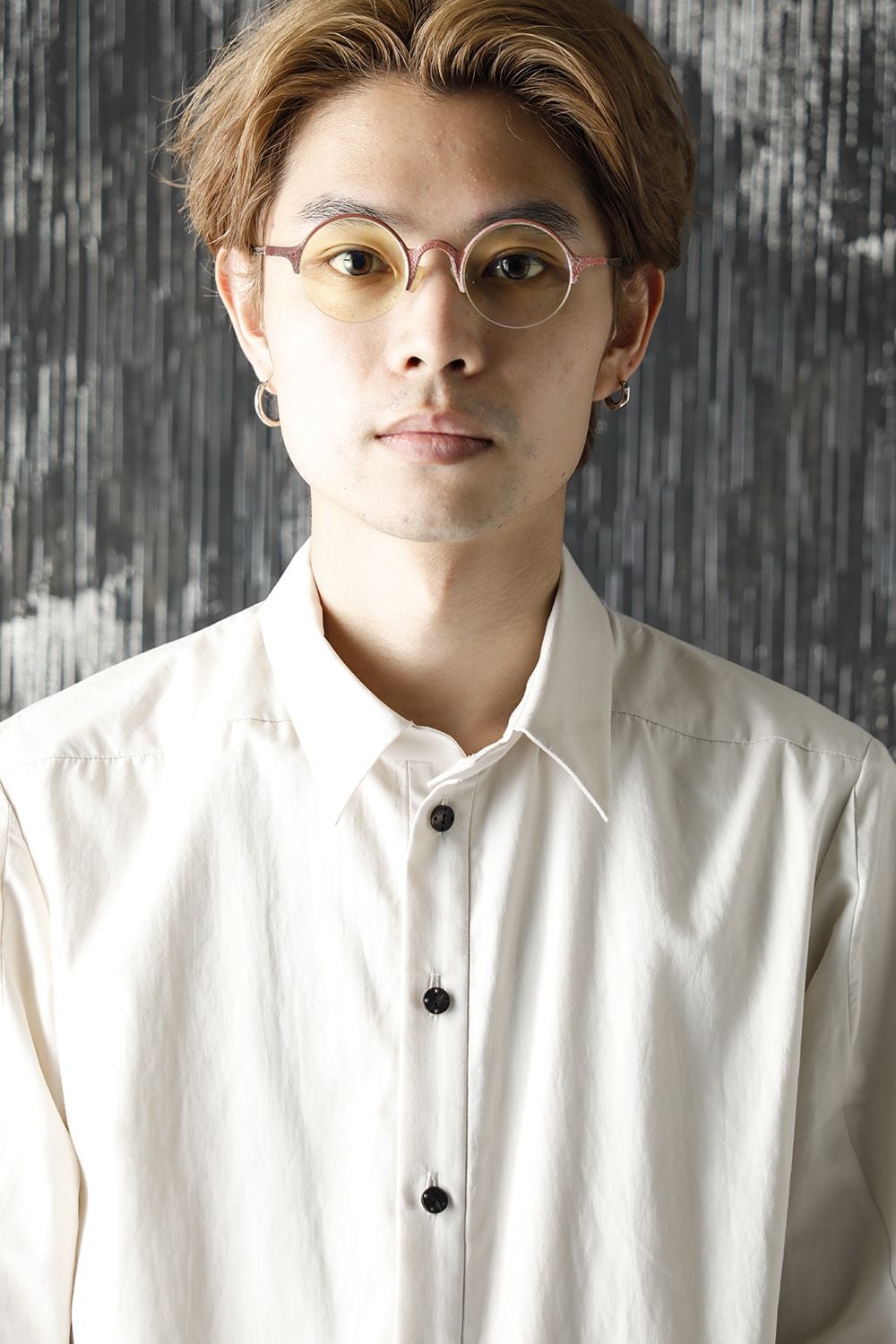 RG0131CU-RUST RED Round sunglasses B