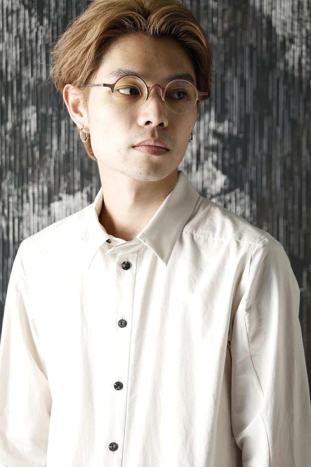 RG0131CU-RUST RED Round sunglasses B