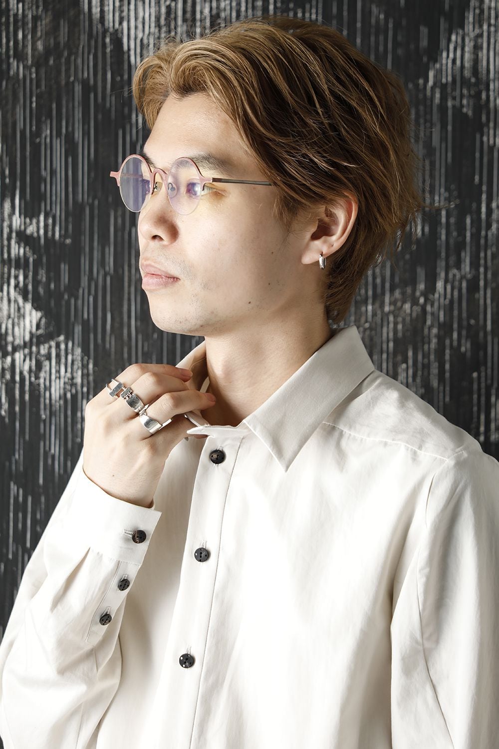 RG0131CU-RUST RED Round sunglasses A