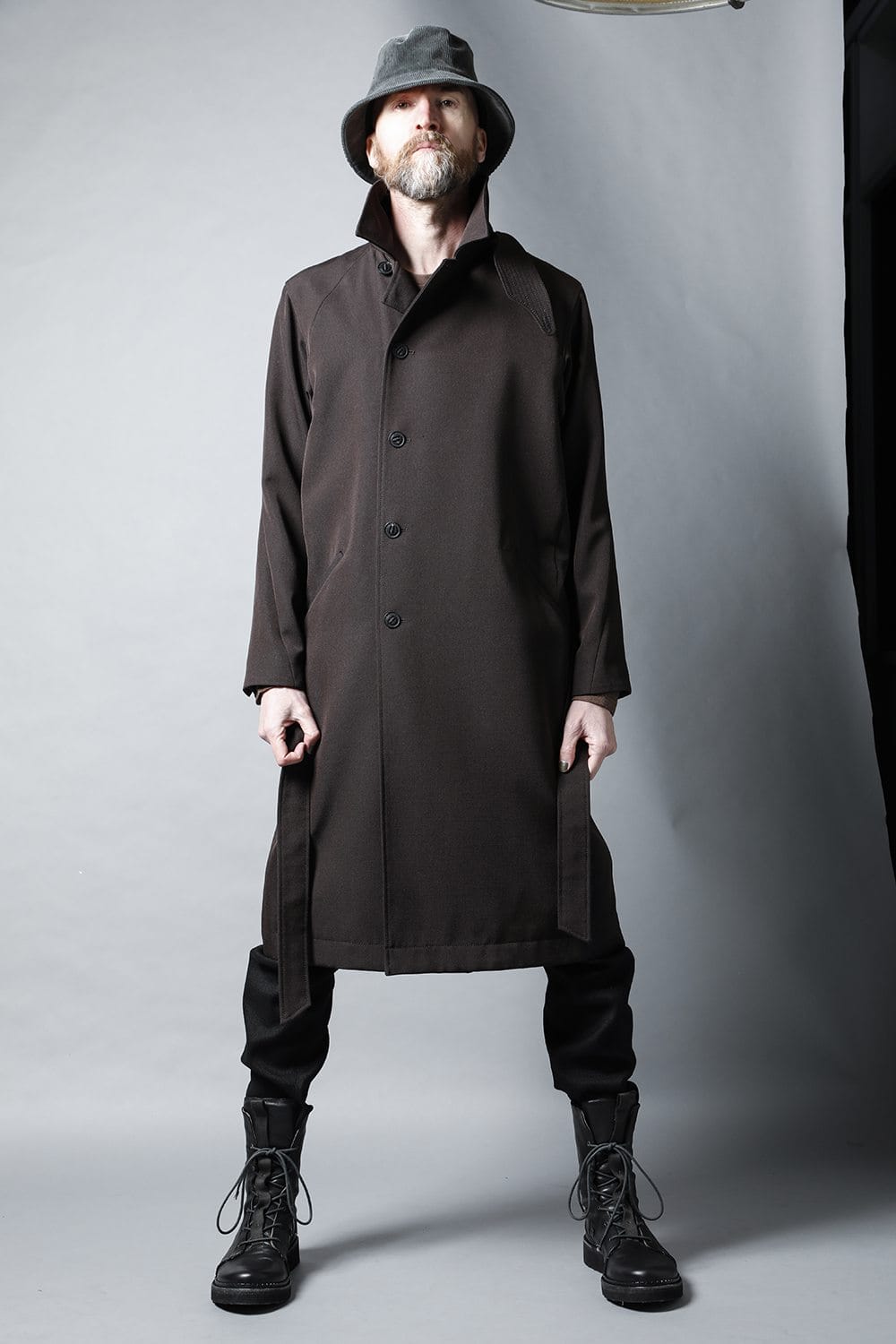 Coat structure Wool gabardine