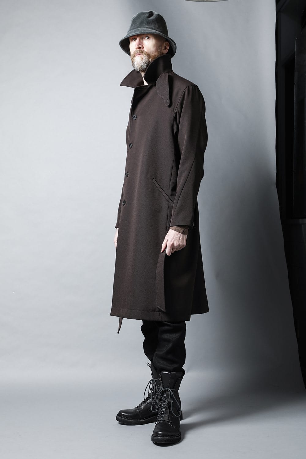 Coat structure Wool gabardine