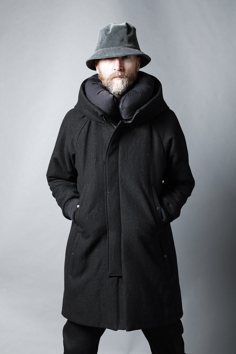 Coat Shetland wool Extreme padded