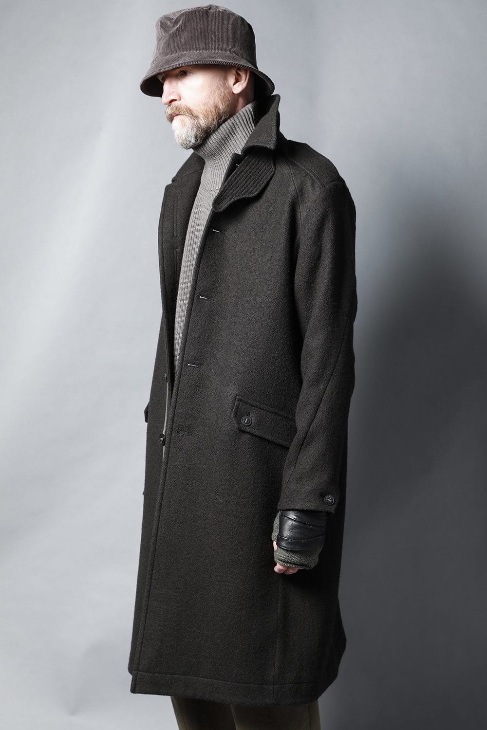 Coat Wool Herringbone