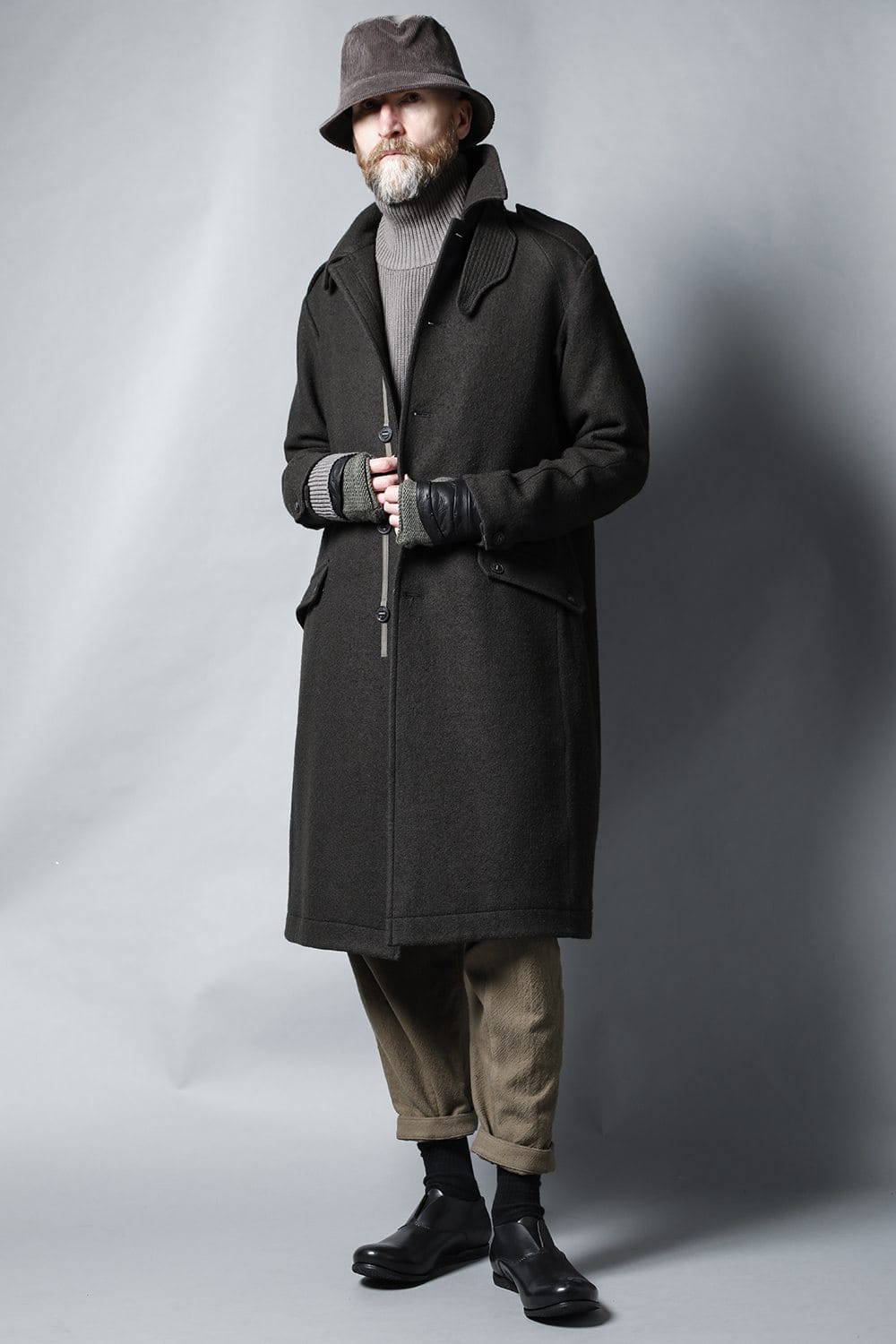 Coat Wool Herringbone