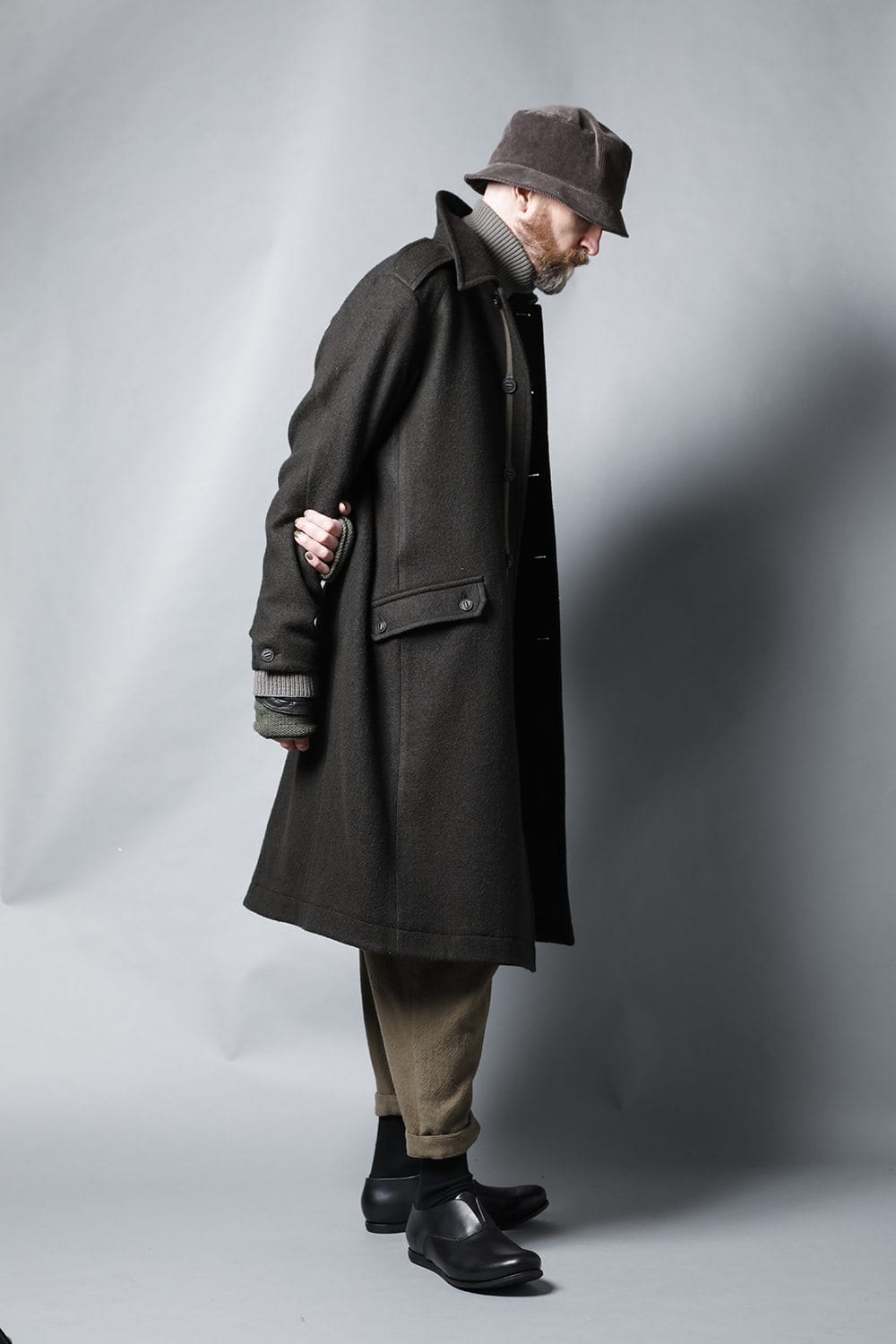 Coat Wool Herringbone