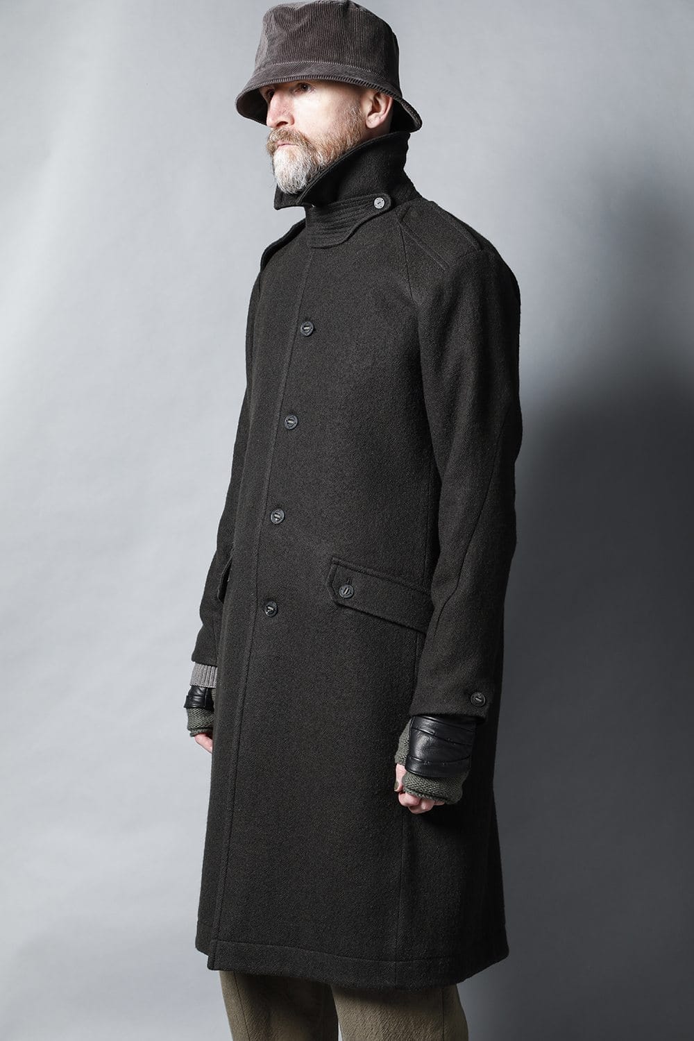 Coat Wool Herringbone