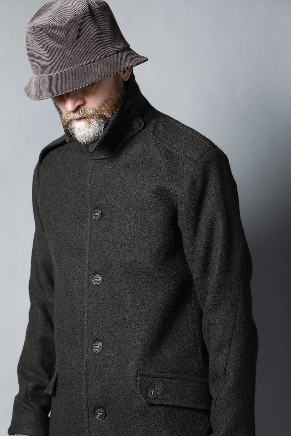 Coat Wool Herringbone