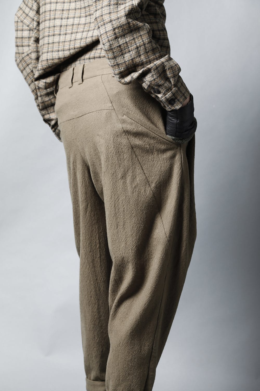 Cropped pants Virgin wool