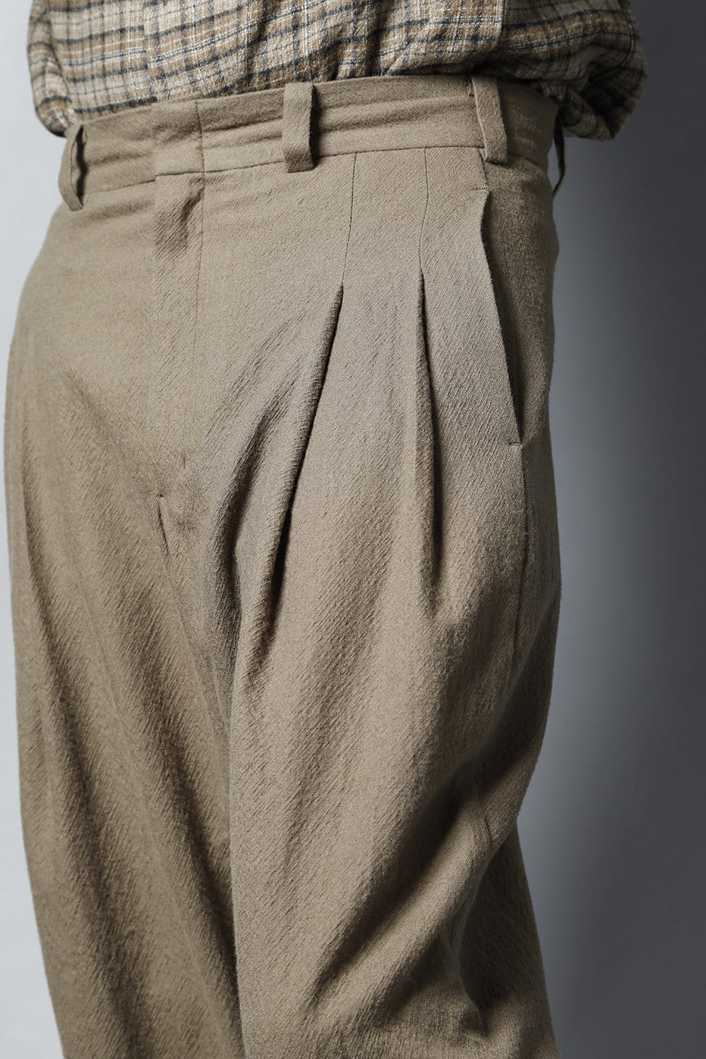 Cropped pants Virgin wool