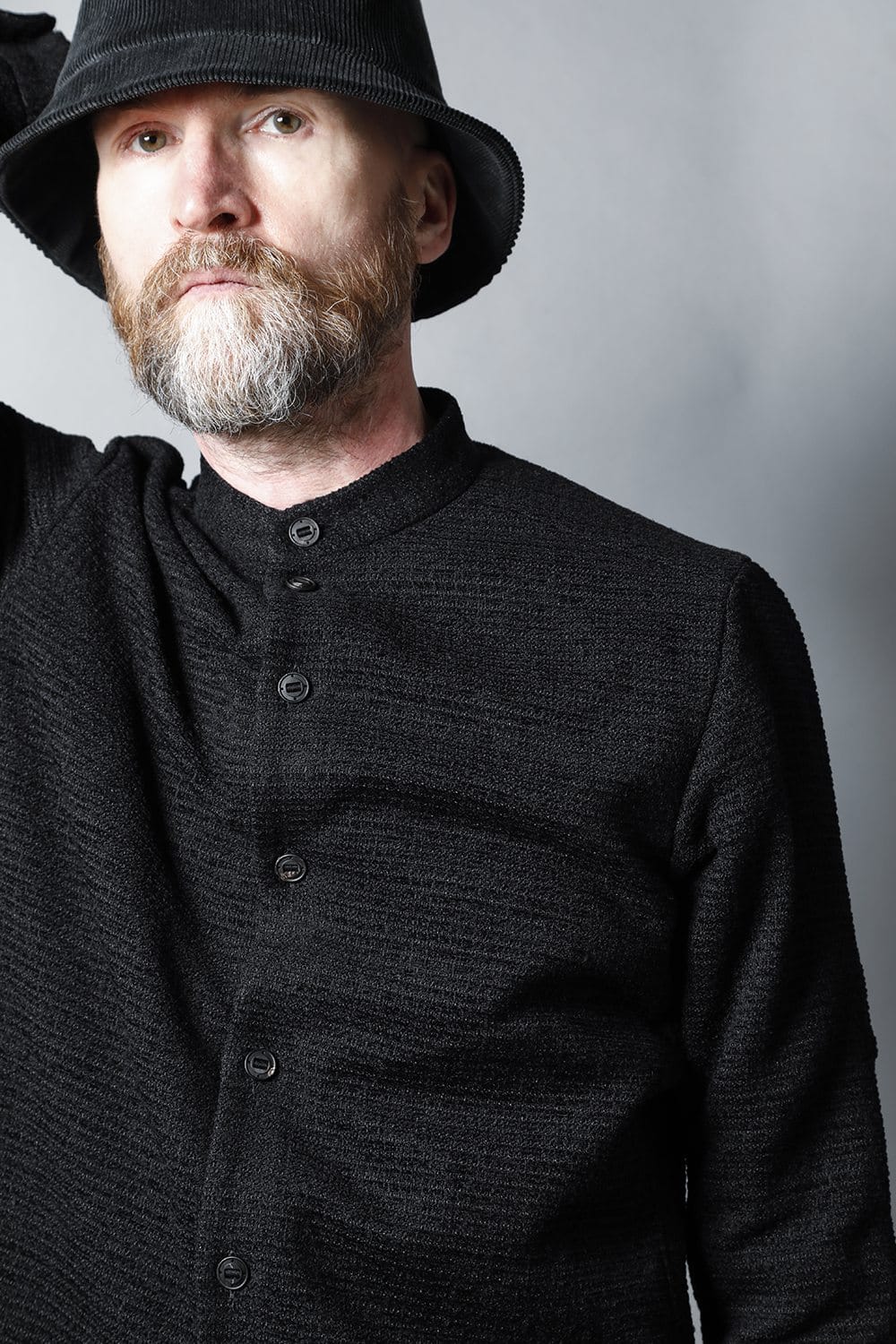 Long shirt Silk tweed