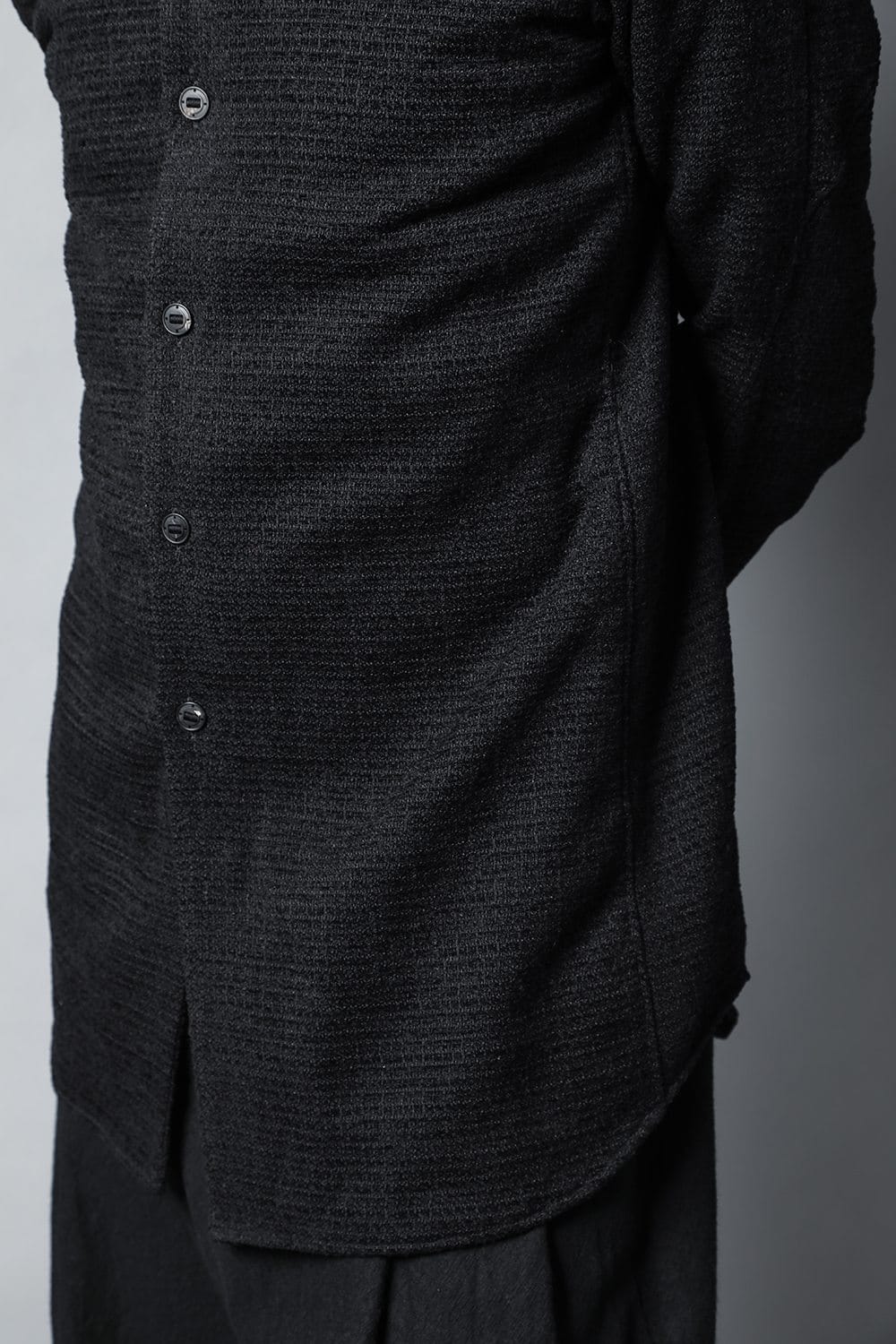 Long shirt Silk tweed
