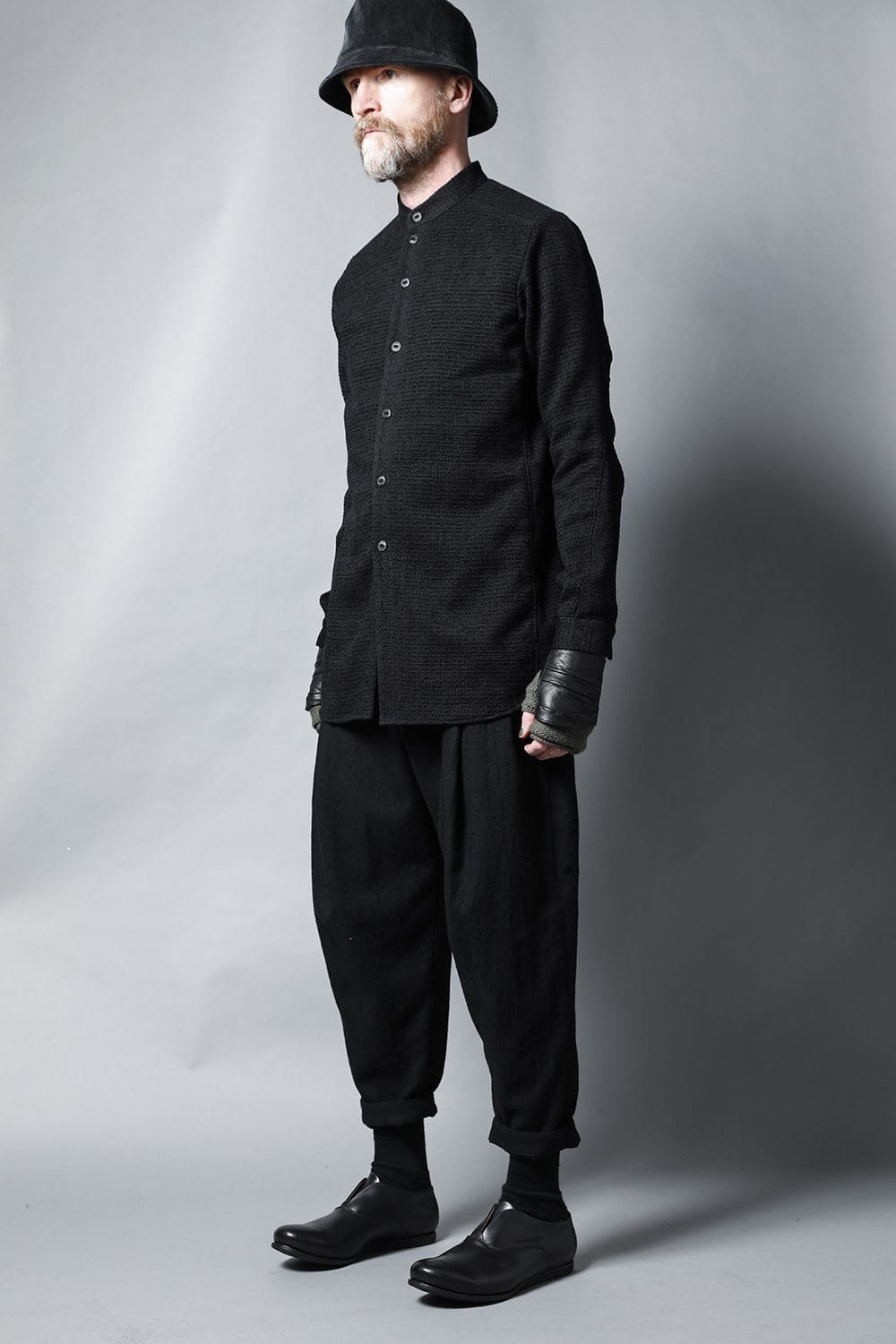 Long shirt Silk tweed