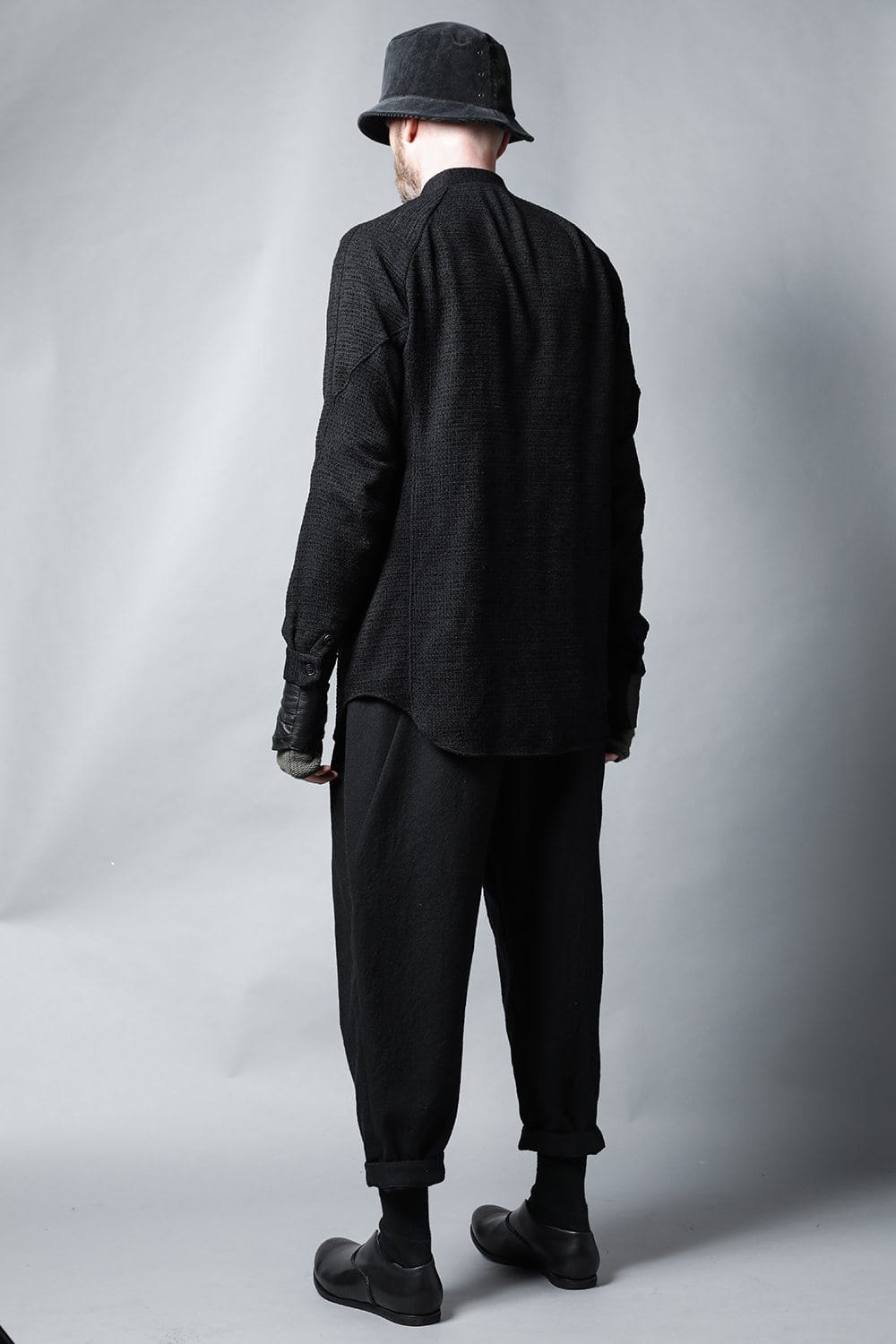 Long shirt Silk tweed