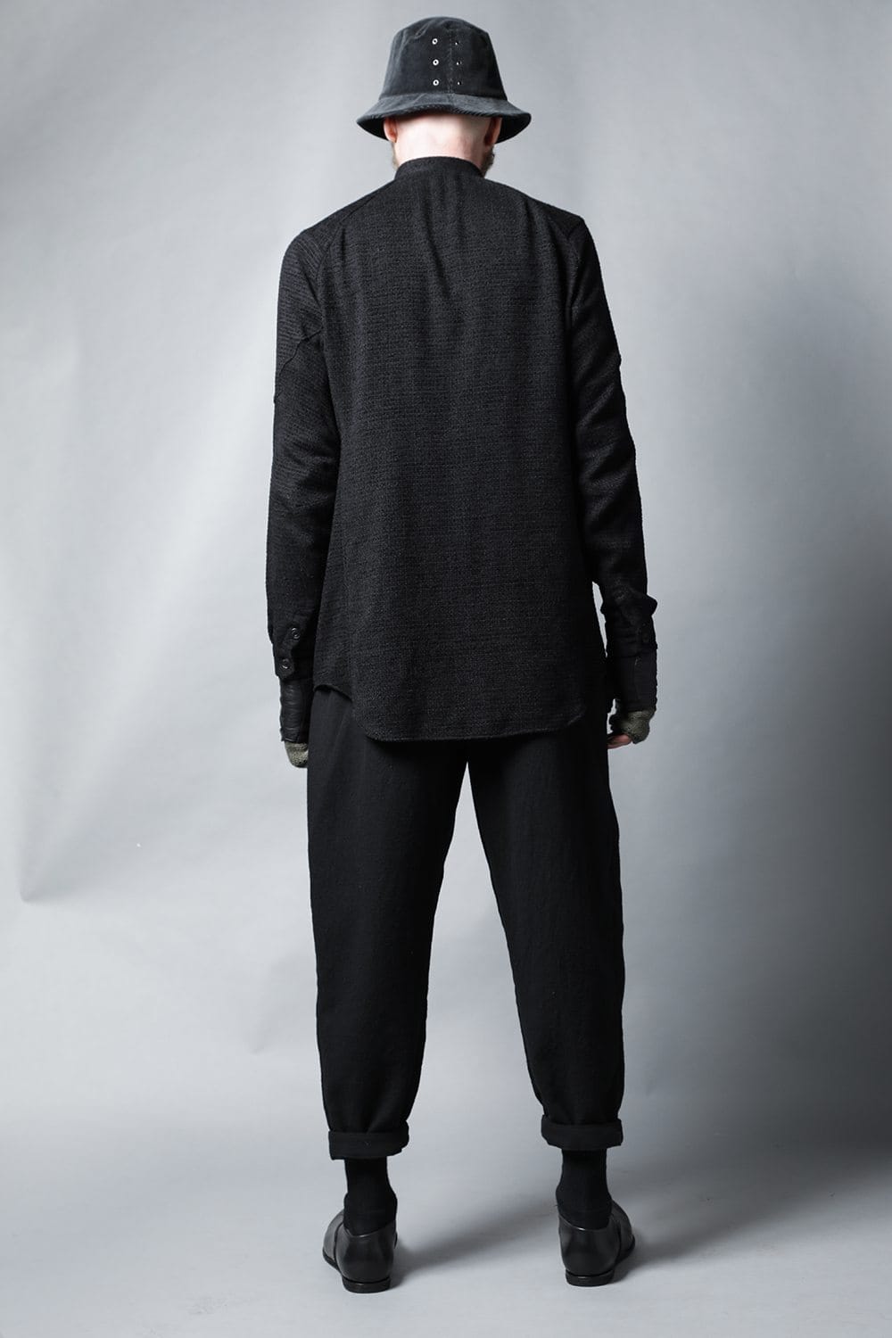 Long shirt Silk tweed