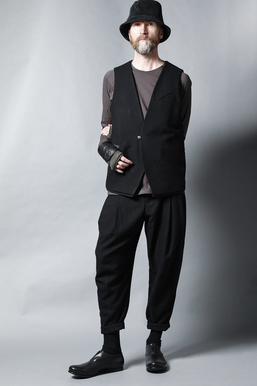 Cropped pants Virgin wool